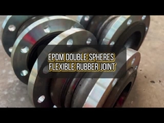 Δύο σφαίρες ευέλικτος ελαστικός συνδυασμός μπορεί να προσαρμοστεί σε παρτίδες για να εξασφαλίσει την ασφαλή σύνδεση σωλήνα