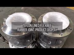 Ελαστικός σύνδεσμος με επένδυση PTFE, σύνδεση με φλάντζα από ανοξείδωτο χάλυβα