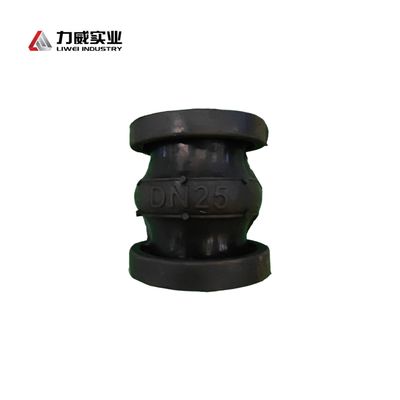 DN25 Carbon Steel Flange Single Sphere Flexible Rubber Joint Προσαρμόσιμο μήκος