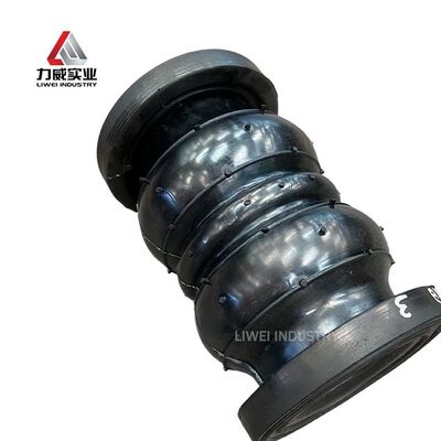 JIS 10K Flanged Double Sphere Rubber Expansion Joint EPDM Βουλκανισμένο για συστήματα παροχής νερού